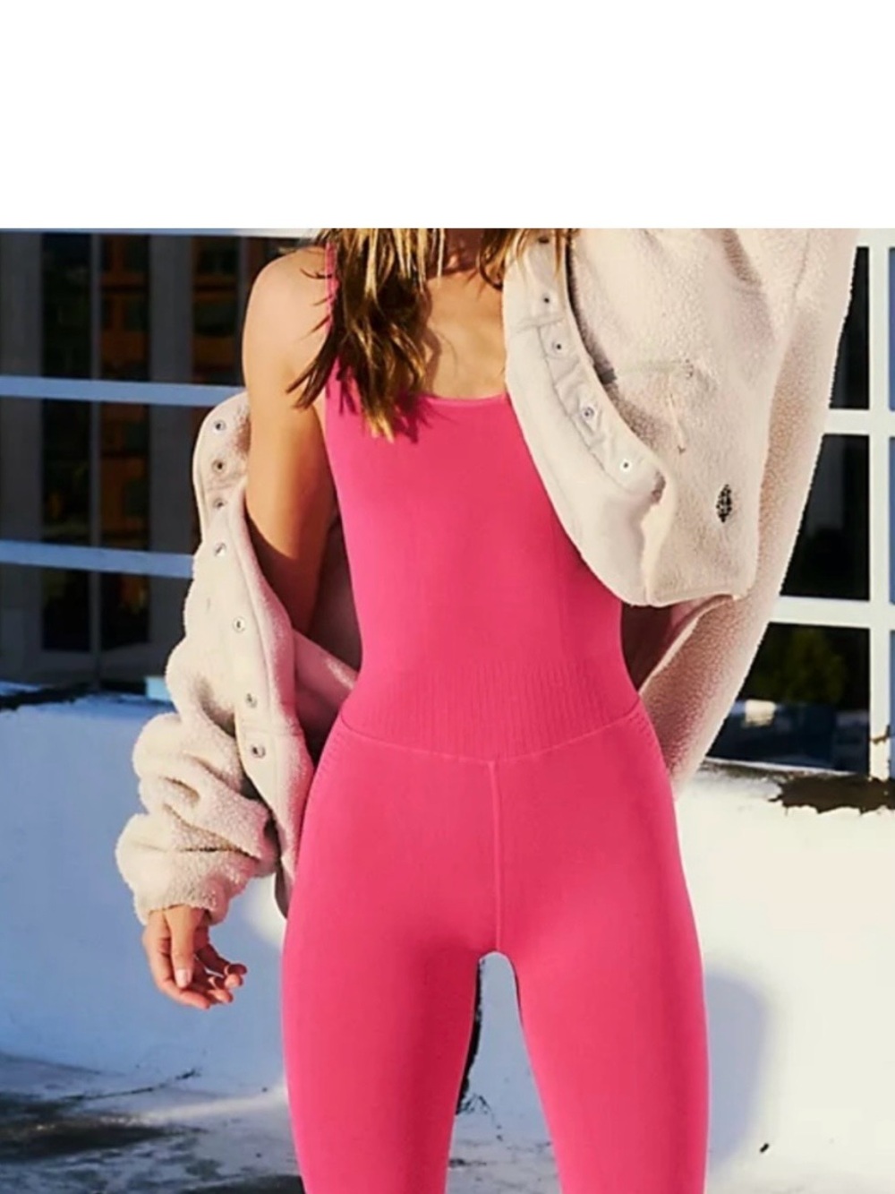 Free People Good Karma High neck light pink onesie - Picture 8 of 8